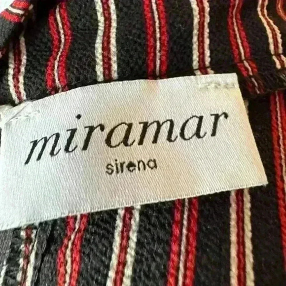 Red Pin Stripe Pants - Picture 2 of 2